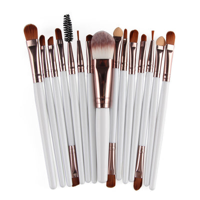 Set Of 15 Makeup Brushes